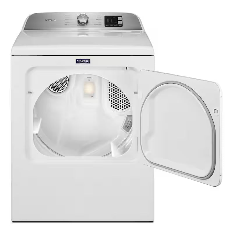 White Electric Vented Dryer with Moisture Sensing N65837