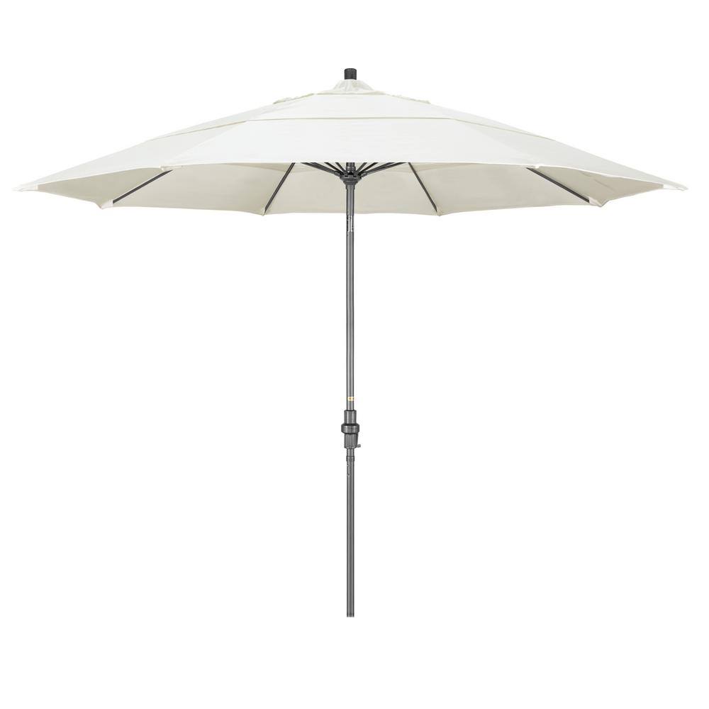 11' Patio Umbrella with Aluminum Pole Fiberglass Ribs E217938