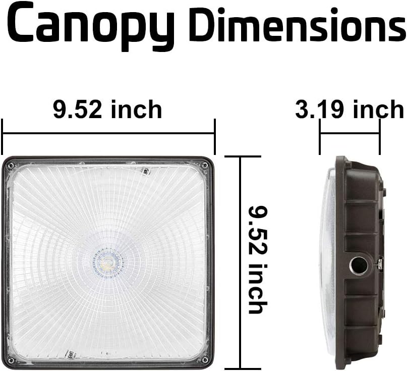 27W LED Canopy Area Light 6 Pack U131