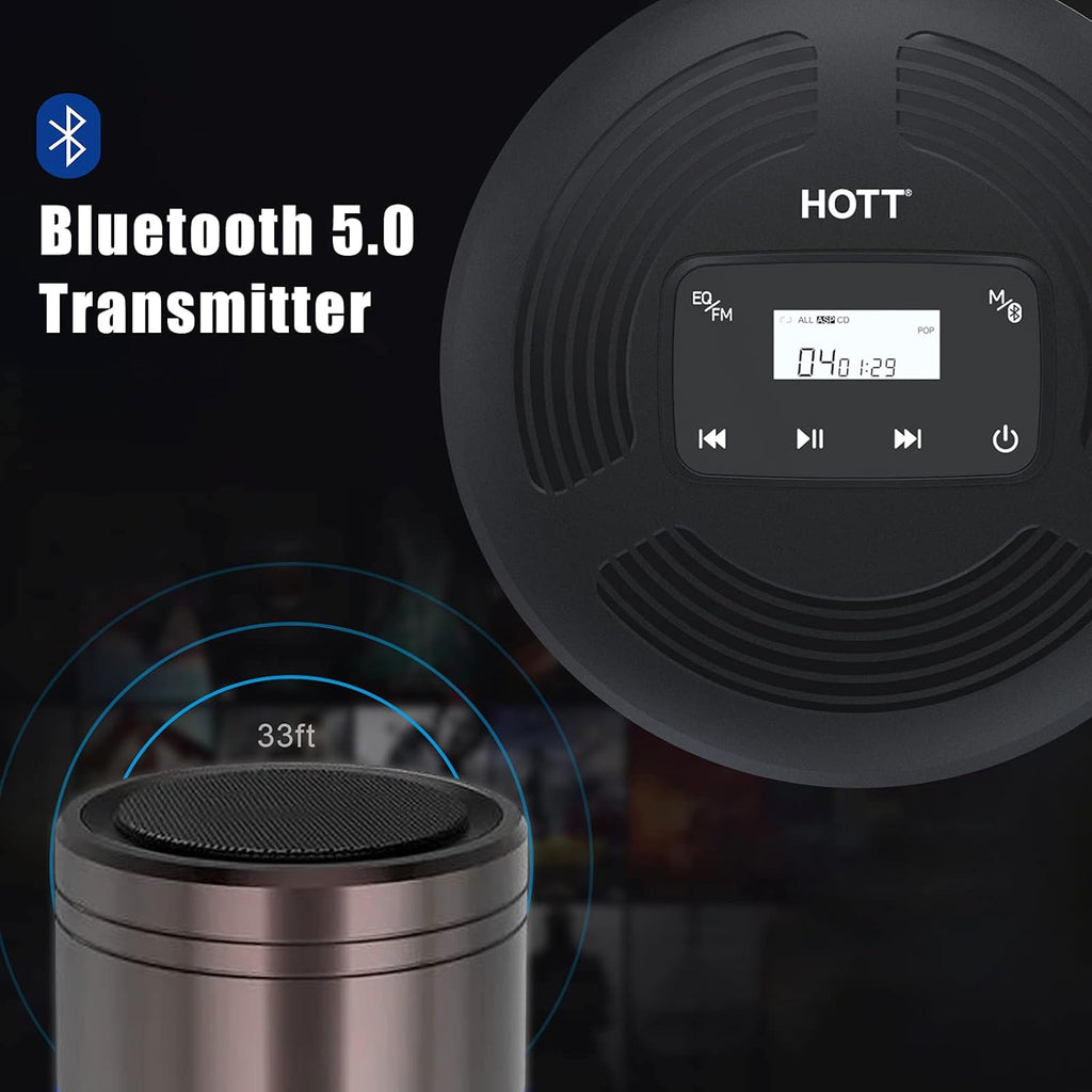 Portable CD Player with Bluetooth and FM Transmitter Q4907