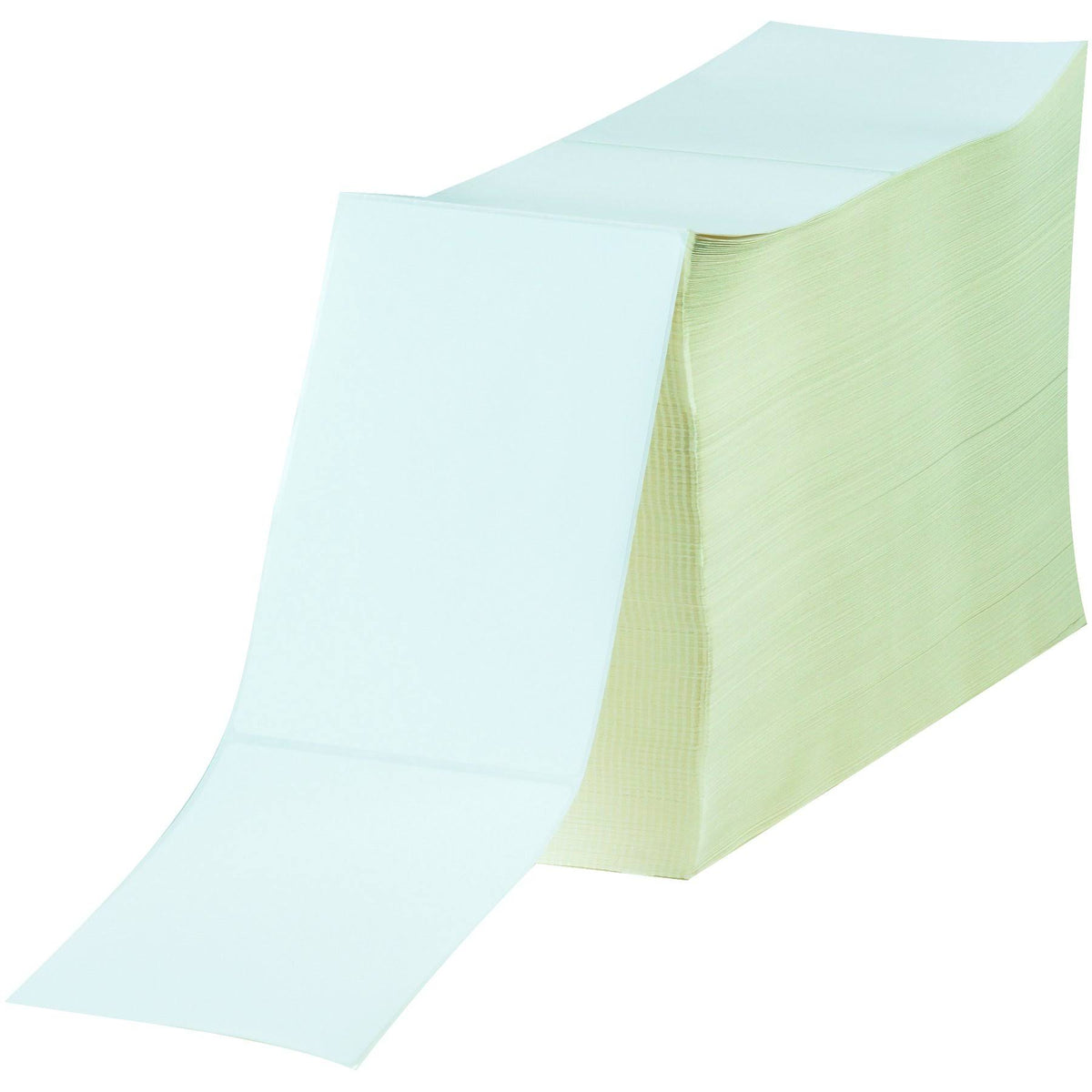 White Fanfold Thermal Transfer Labels 2/Case V28548