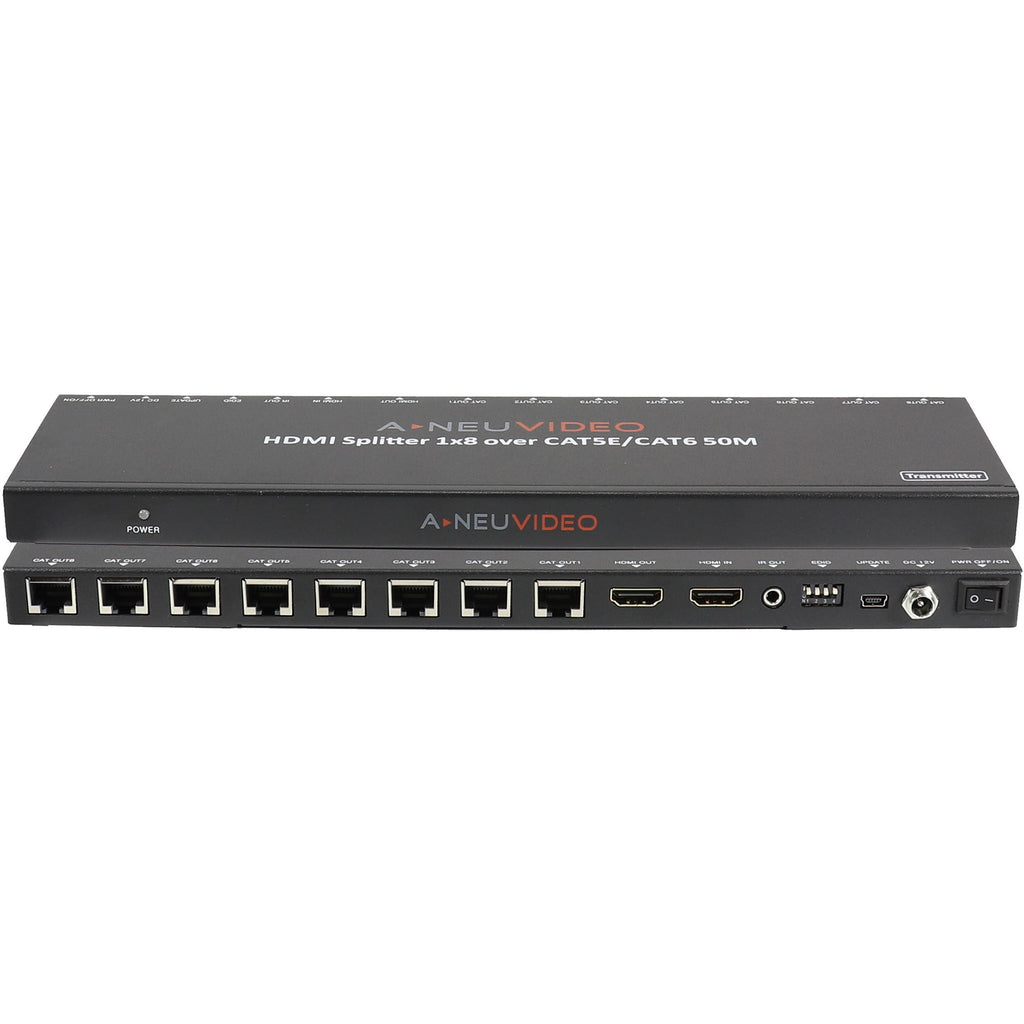 1x8 PoE HDMI Splitter Extender with EDID Control M8851