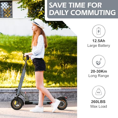 800W 28 MPH Folding Electric Scooter J387403