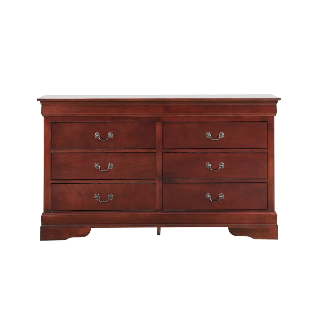 Cherry 6 Drawer Dresser L77636