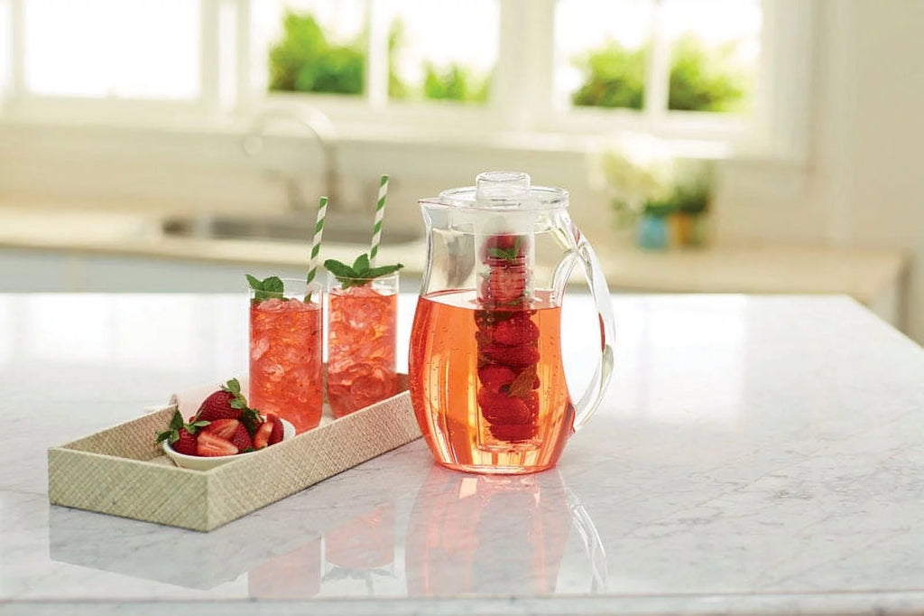 Clear 92 Oz Acrylic Fruit Infusion Pitcher S6729