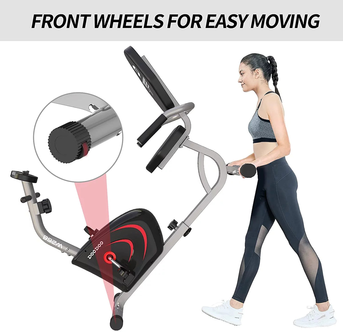Recumbent Exercise Bike Magnetic Resistance X75001