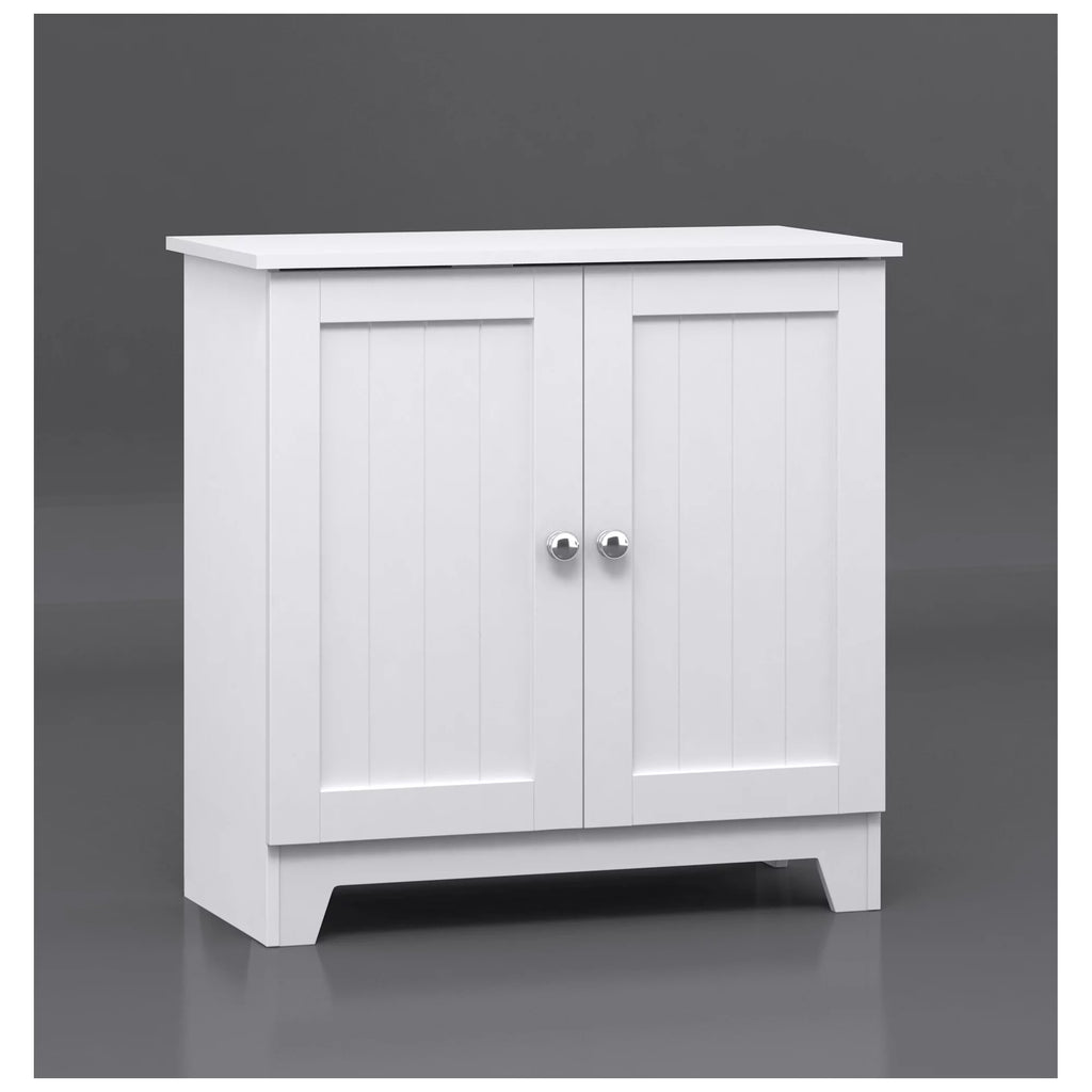White Double Door Cabinet N323