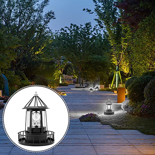 Solar Powered Lighthouse Outdoor Light V40581