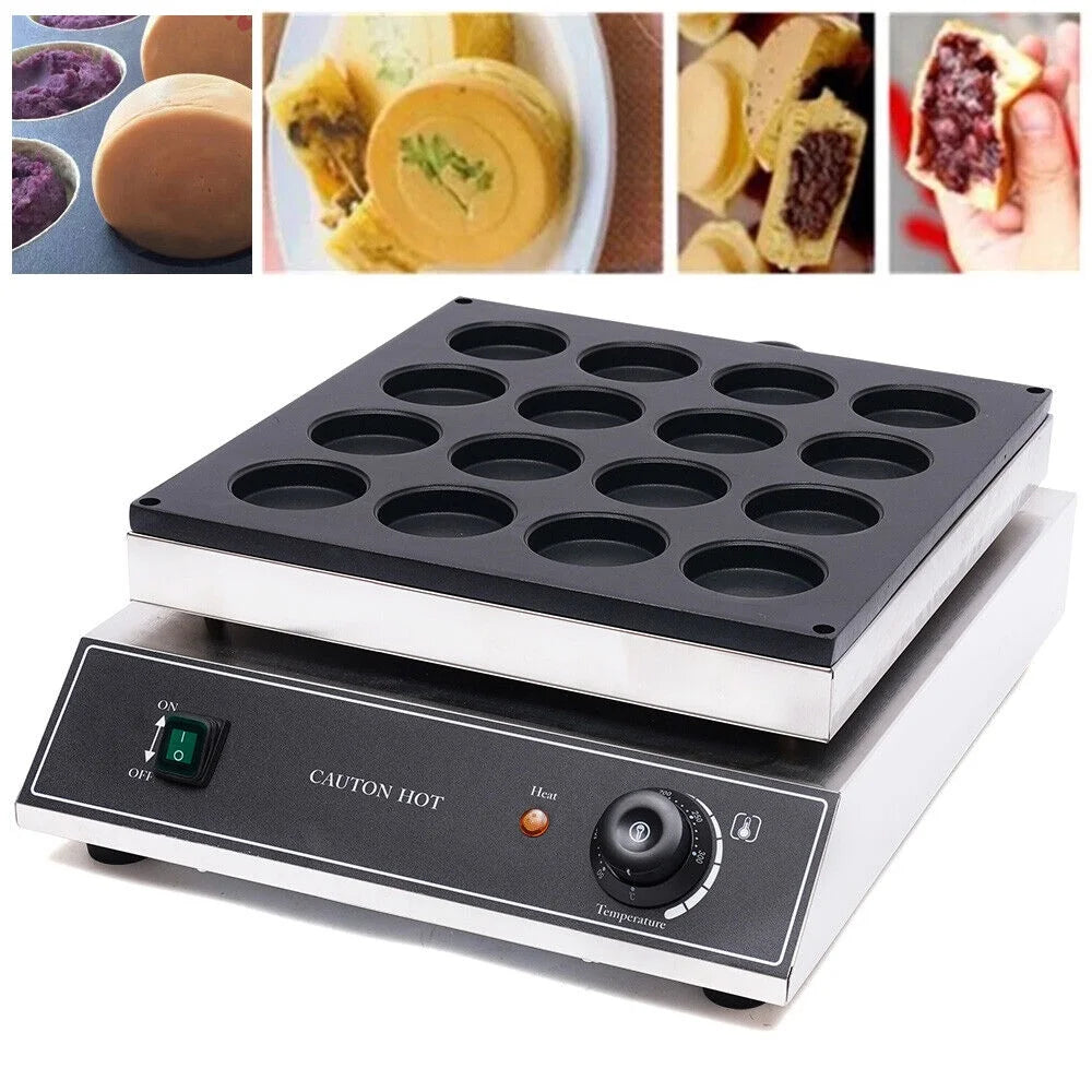 16 Holes Electric Nonstick Waffle Pancake Maker 1700W Q627688