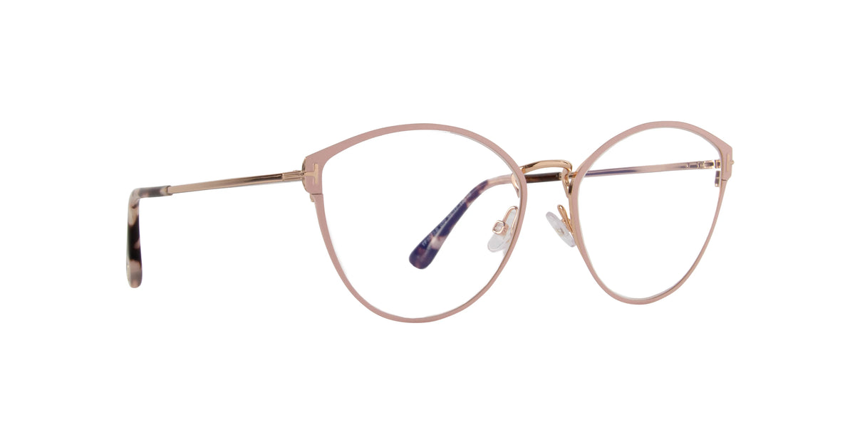 Pink Blue Block Eyeglasses Y742