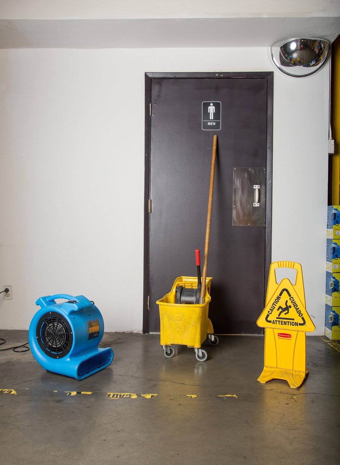 Blue 1/2 HP Air Mover Carpet Dryer Blower Floor Fan A1122