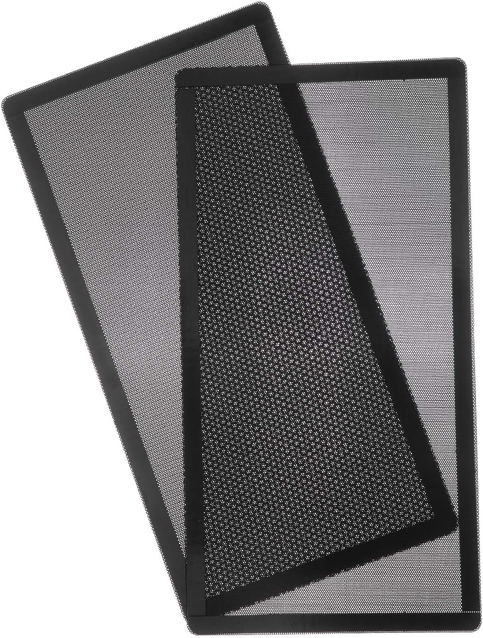 120mm Magnetic PVC Fan Dust Filter Mesh Cover Black 5-Pack S6987