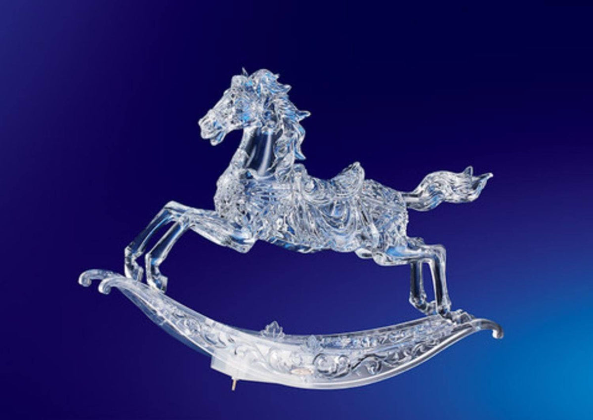 Pack of 2 Musical Christmas Rocking Horses N32133