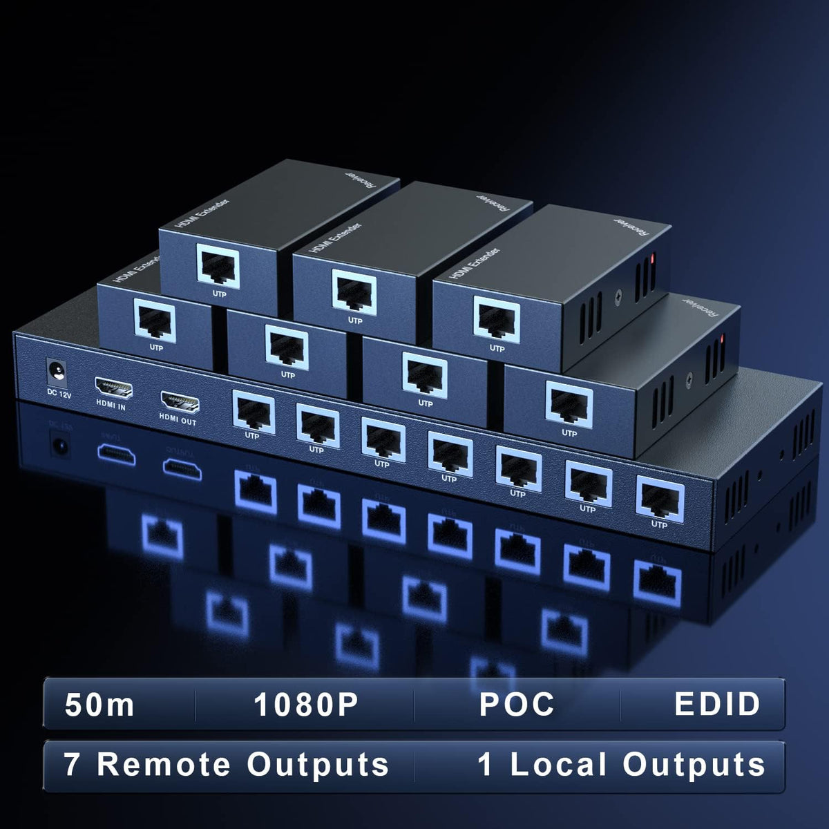 HDMI Extender Splitter 1x2 4K 30Hz I77857