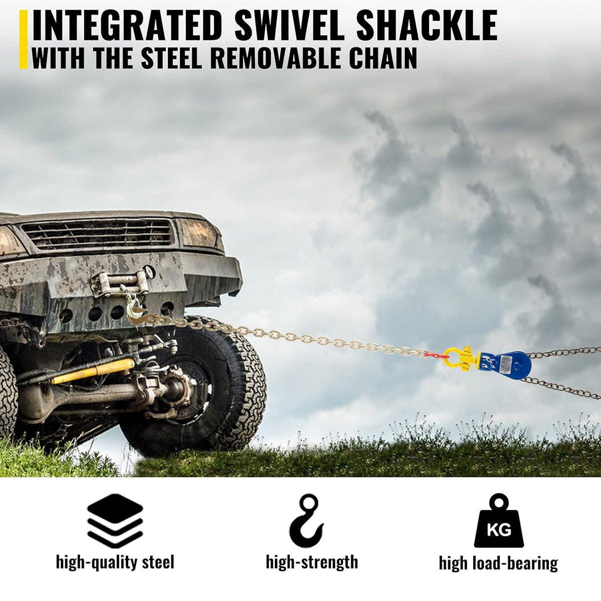 2 ton Snatch Block with Chain C272453