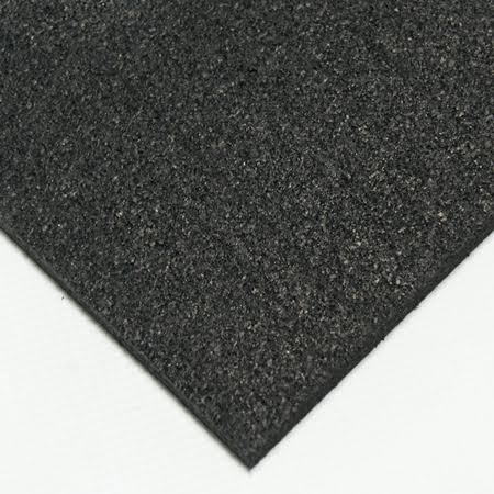 Black 1/4 in. Rubber Sheets and Rolls U627
