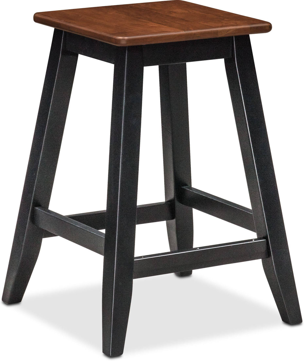 Black and Cherry Counter-Height Stool D93017