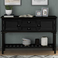 Light Green MDF Sideboard Console Table with 6 Drawers R274