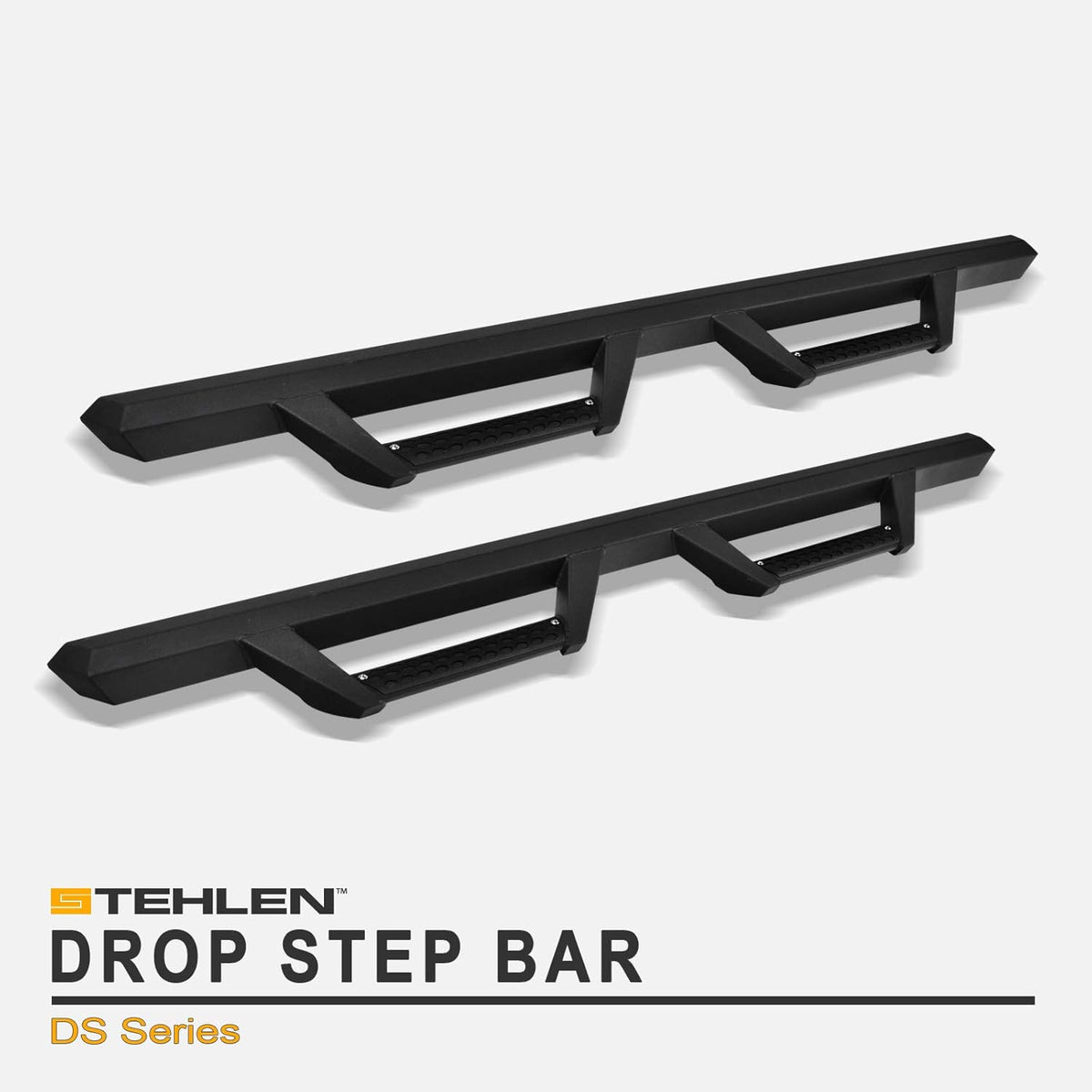 Matte Black Nerf Bars Running Boards for Ram 1500 Quad Cab N10937