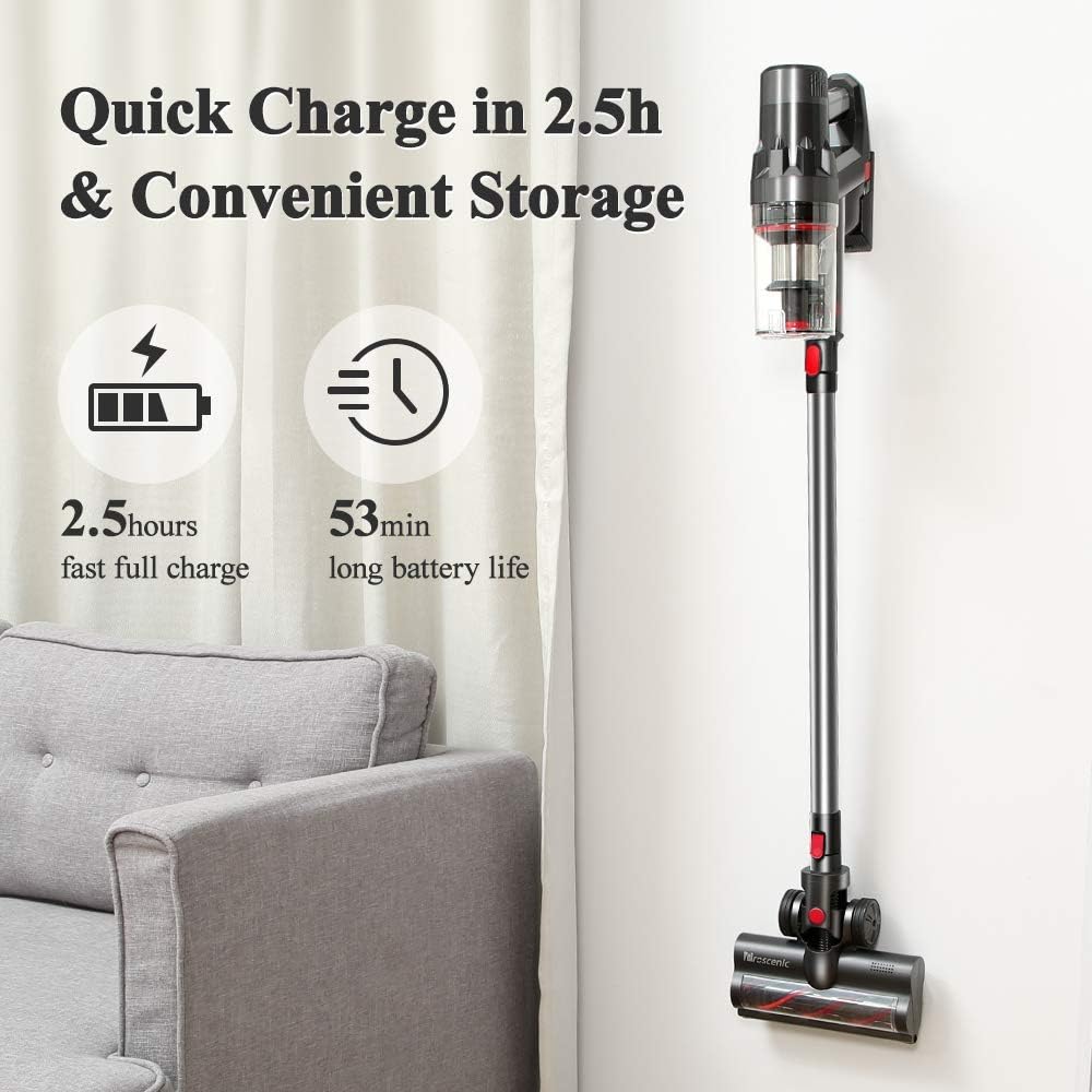 Cordless Stick Vacuum 450W 25000pa Gray Z863