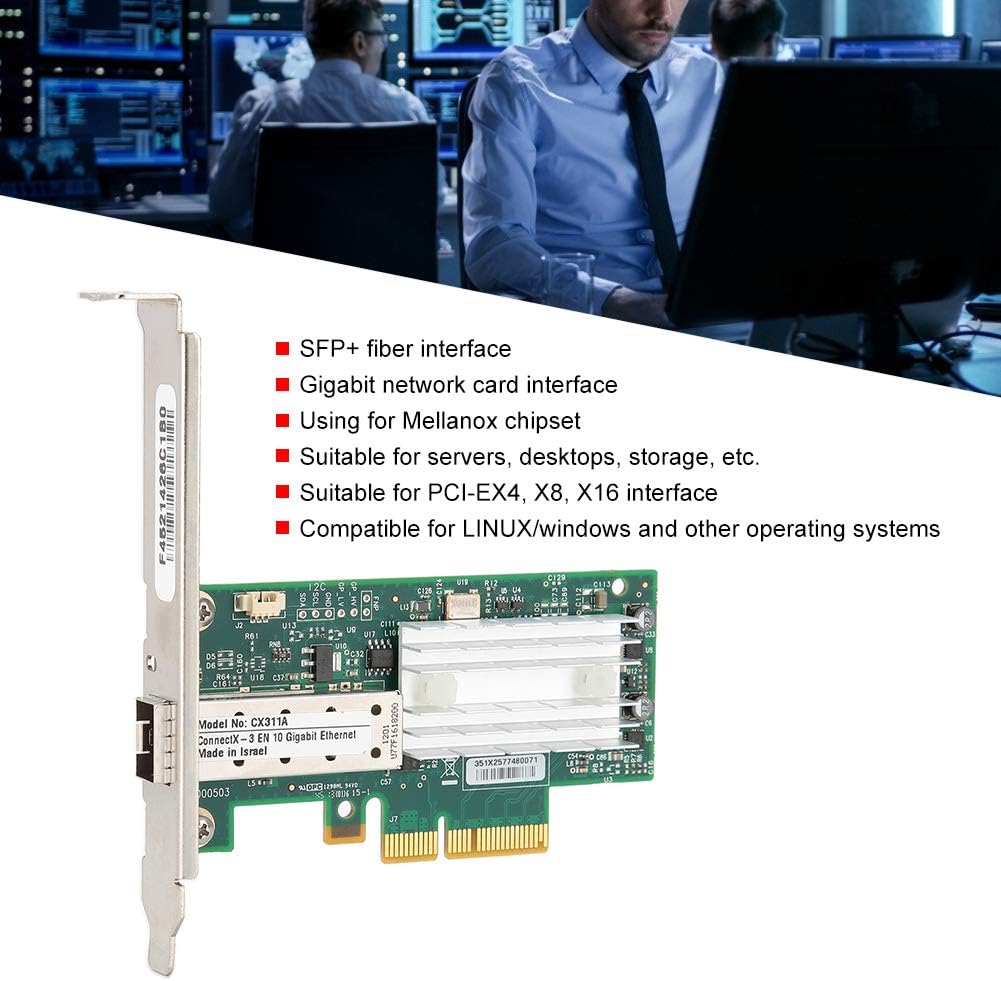 10G Single Port SFP+ Fiber Network Card A88015