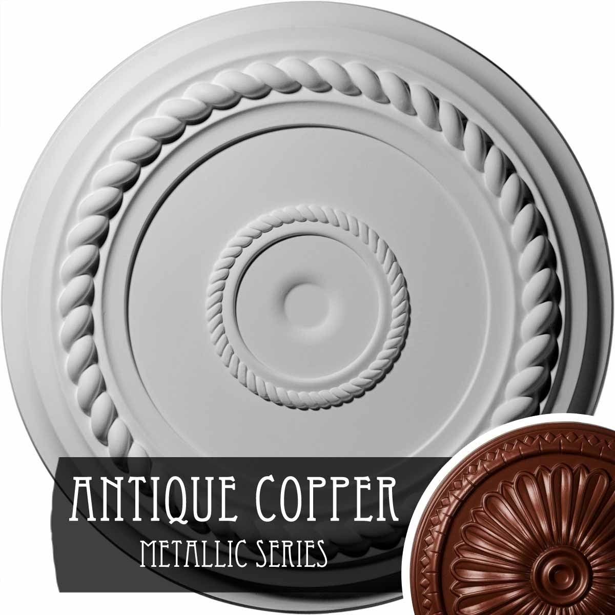 Rope Ceiling Medallion W409