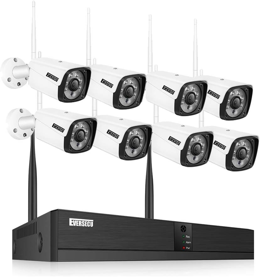 4 Channel 1080P Security Camera System with 4 Weatherproof Cameras K1556