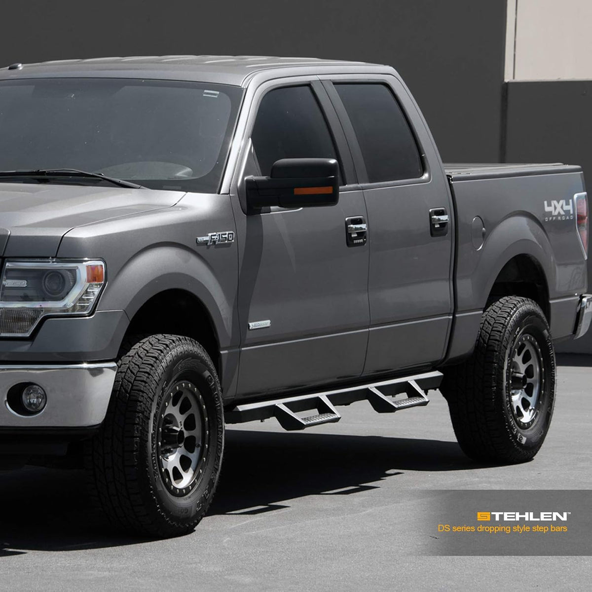 Matte Black Nerf Bars Running Boards for Ram 1500 Quad Cab N10937