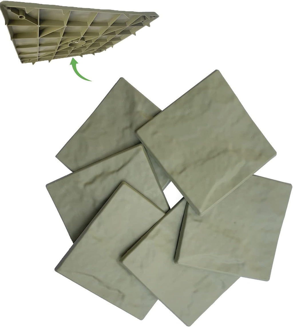 Green 4 Pack Decorative Stepping Stones O532