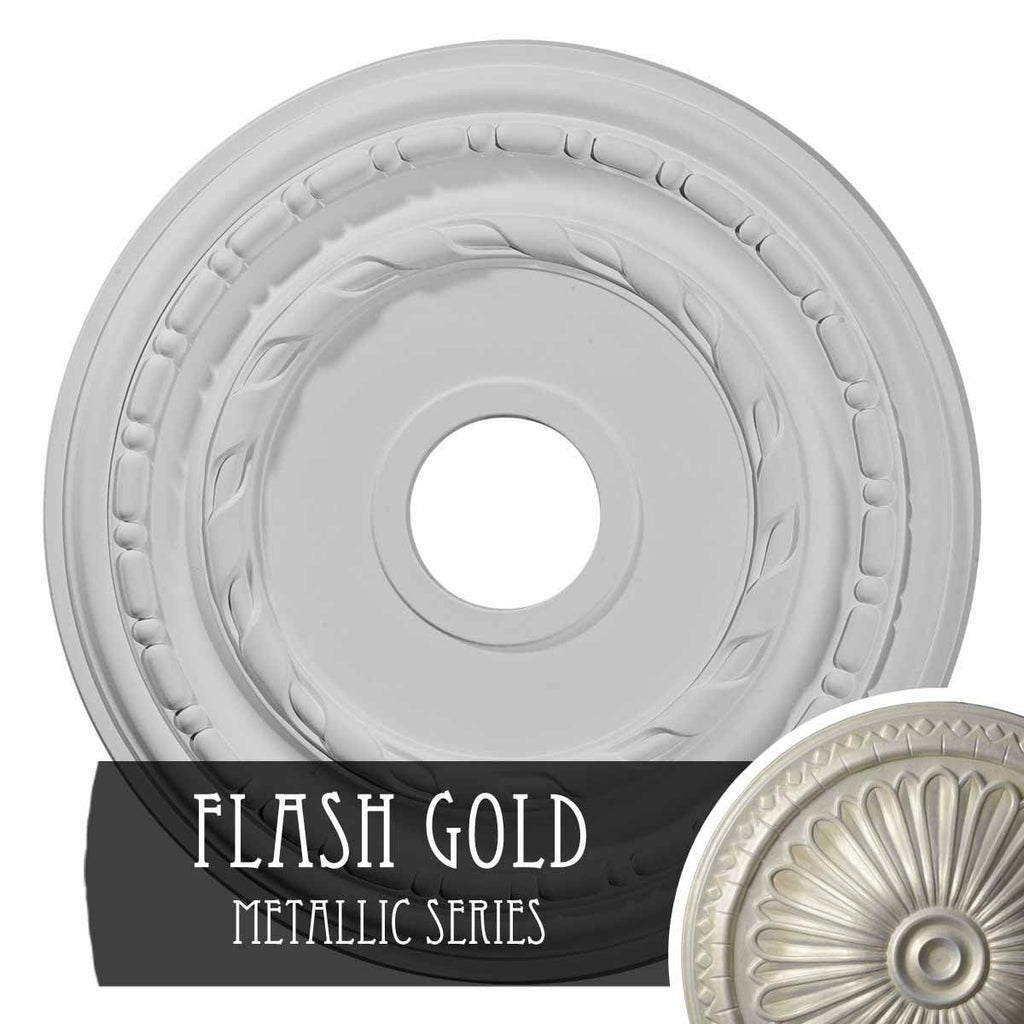 Dublin Ceiling Medallion Hand-Painted Flash Gold A79561