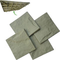 Green 4 Pack Decorative Stepping Stones O532