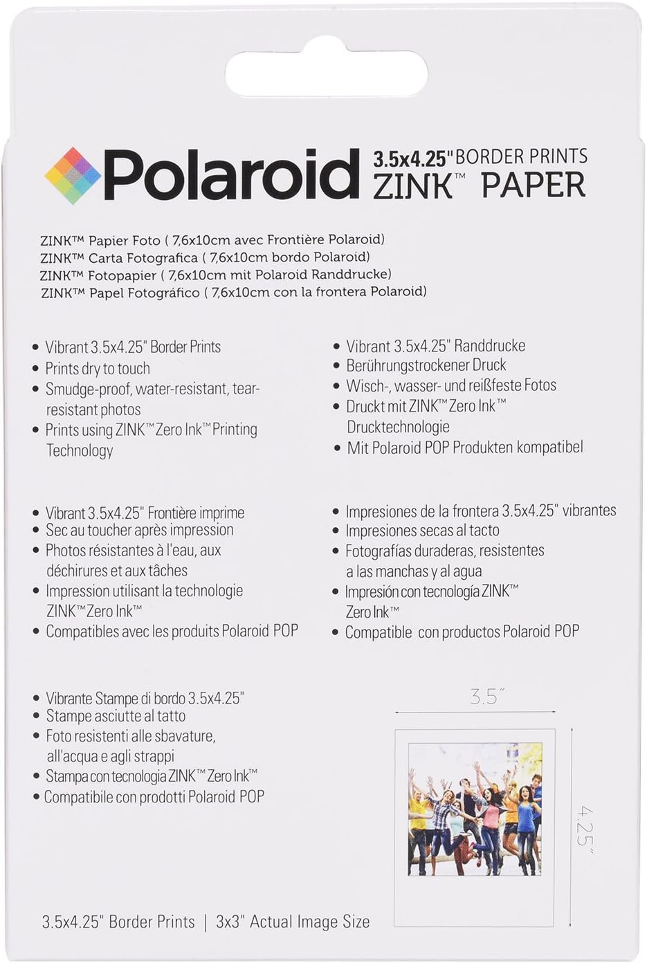 3.5 x 4.25 inch Photo Paper (20 Sheets) S886995