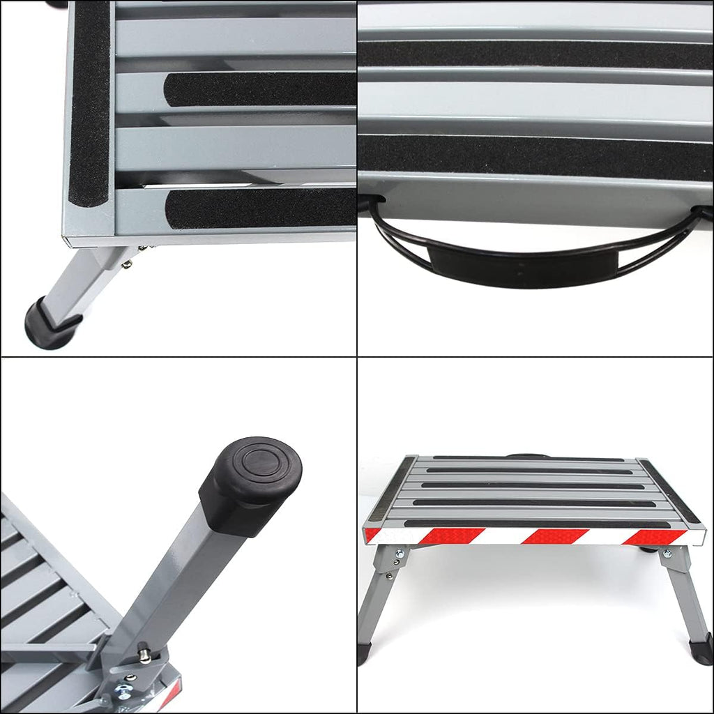 Folding RV Step Stool with Anti-Slip Surface N296778
