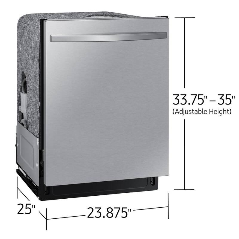 46 dBA Dishwasher with StormWash Handle and AutoRelease Door in Stainless Steel F34647