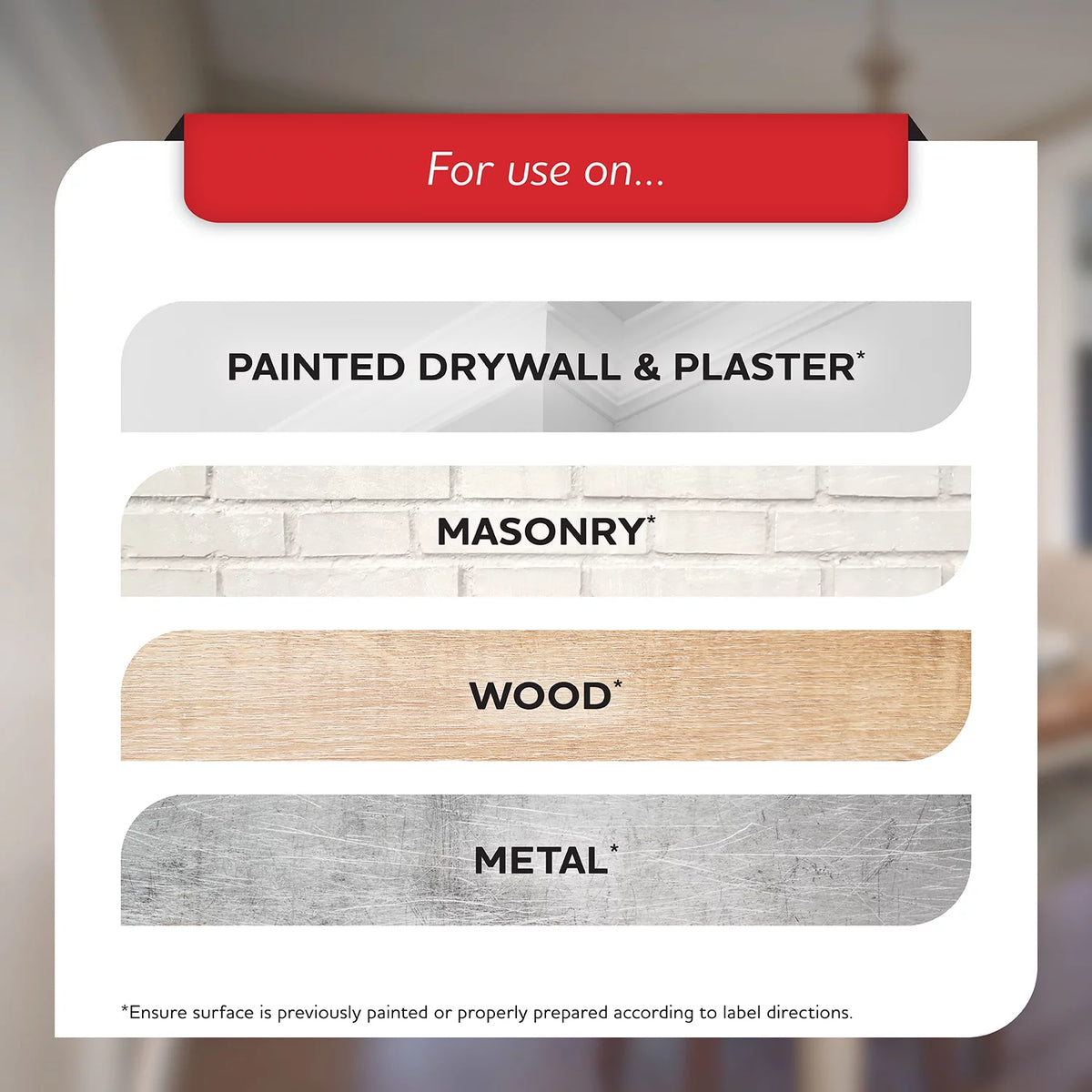 Interior Paint + Primer Eggshell 1 Quart N872997