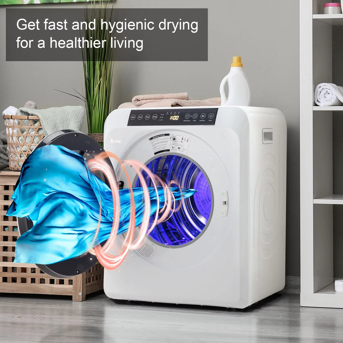 Compact Electric Dryer White X4163