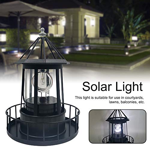 Solar Powered Lighthouse Outdoor Light V40581