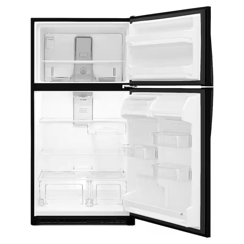 30 in. 18.3 cu. ft. Black Top Freezer Refrigerator N464