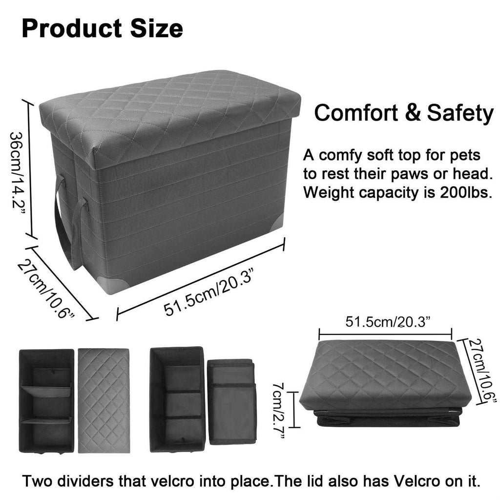 Car Back Seat Extender for Large Dogs up to 200lbs F8507