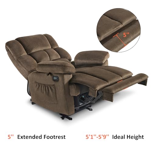 Zero Gravity Power Recliner Chair with Heat and Vibration Massage T17521