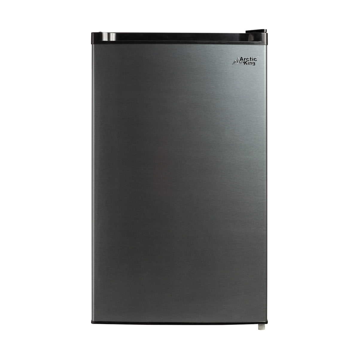 4.4 Cu ft Black Stainless Steel Look Mini Fridge E246