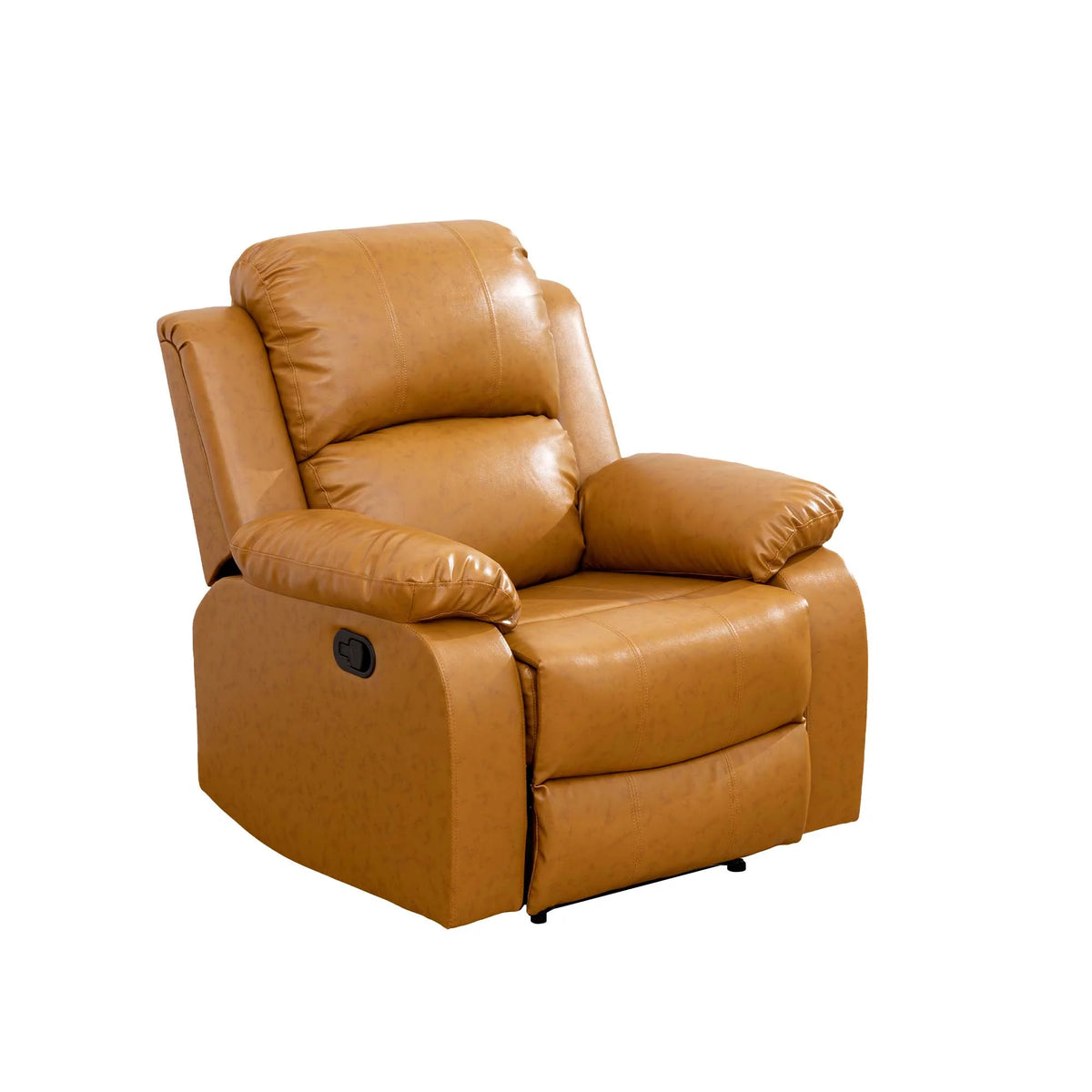 Yellow Leather Recliner Chair D19774