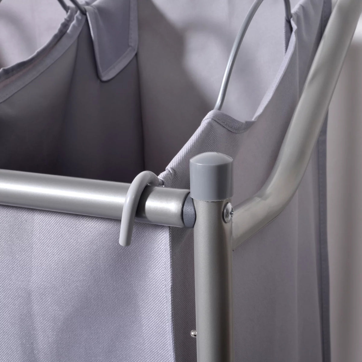 Rolling 4-Bag Laundry Sorter Cart with Wheels R26989