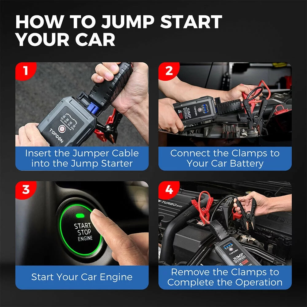 10000mAh 1200A 12V Car Jump Starter S16639