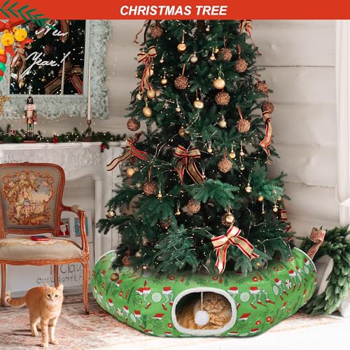 Green Christmas Tree Skirt Bed W638