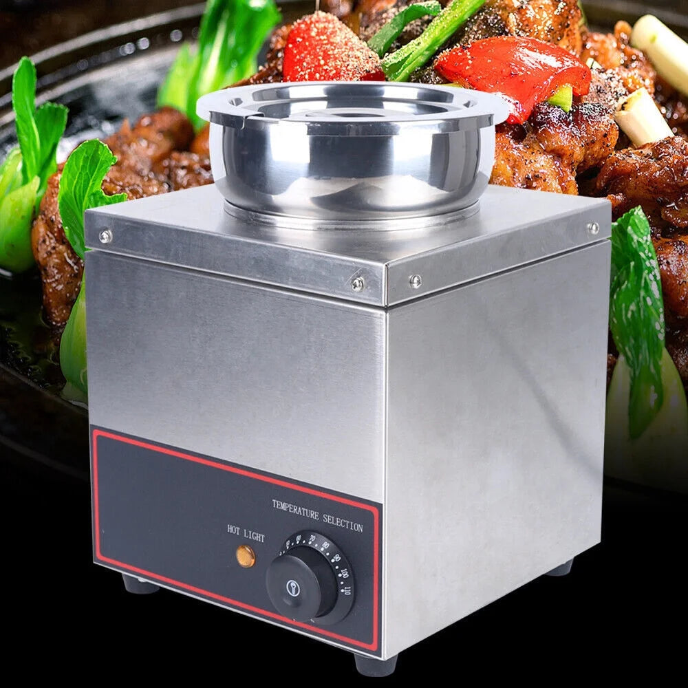 150W Single Head Stainless Steel Electric Cheese Sauce Warmer N12735