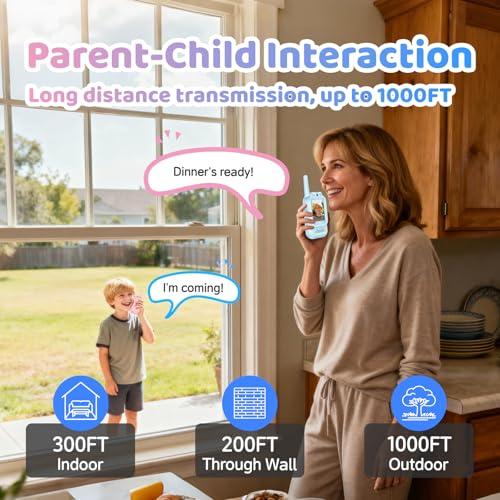 2 Pack Walkie Talkies with Screen D601064
