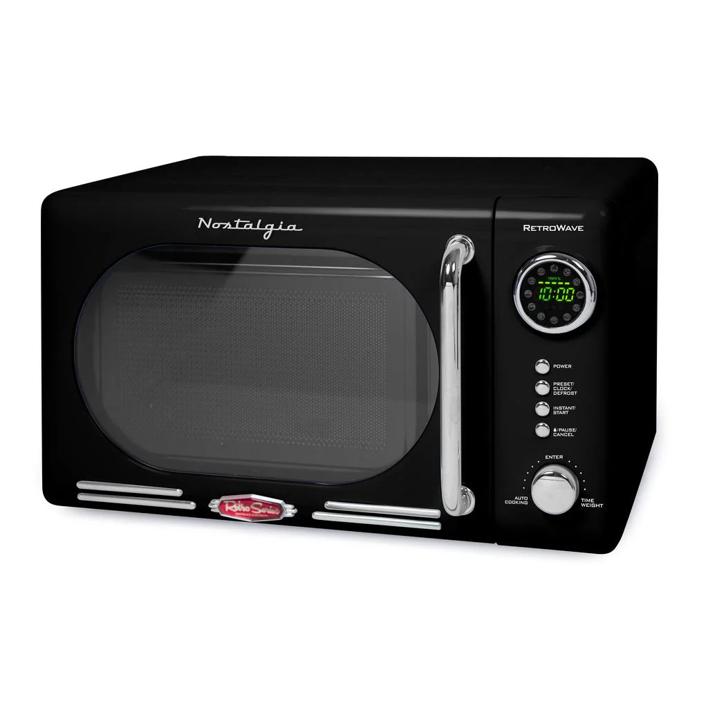 0.7 Cubic Foot 700-Watt Black Countertop Microwave Oven B7132