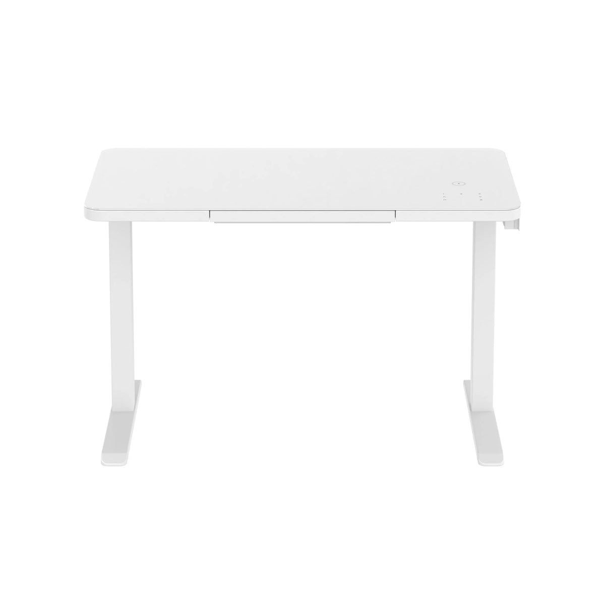 White Glass Tabletop Standing Desk X54780