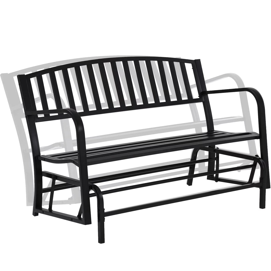 Patio Glider Bench with Cushion T6121